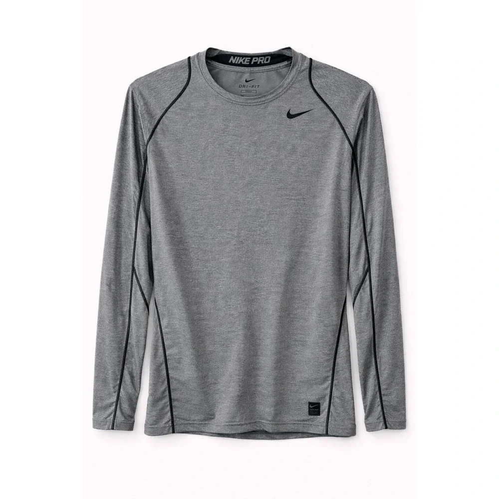 Nike Pro Dri-fit Gym Training Compression Base Layer Long Sleeve Shirt Small